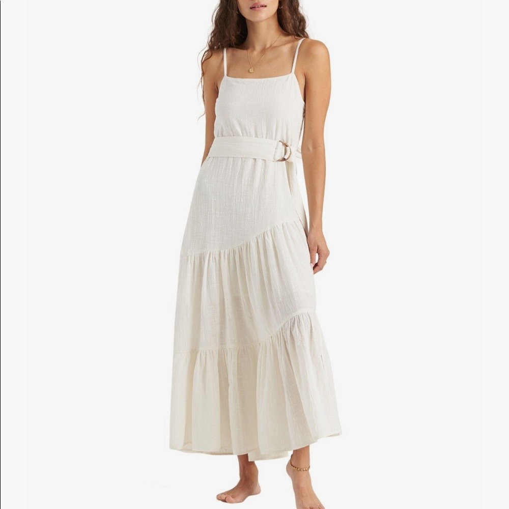 NWT Billabong Off-white Island Spirit Maxi Dress - Size XS 🏝